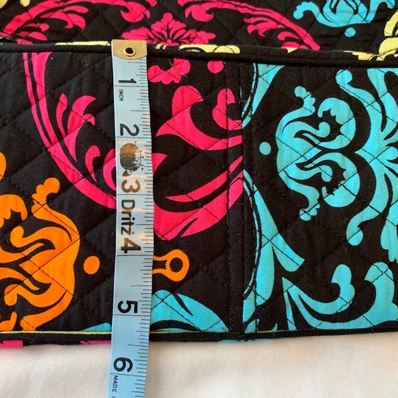 Multicolor quilt purse with bonus change purse - Picture 2 of 8